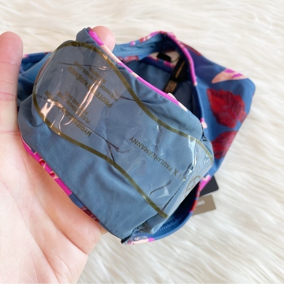 New Vix by Paula Hermanny Bikini Bottom in Tulum Basic Full Multi Floral Size S - Picture 4 of 6